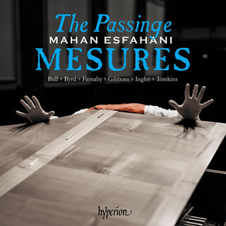 the album cover for Mahan Esfahani - Passinge Mesures