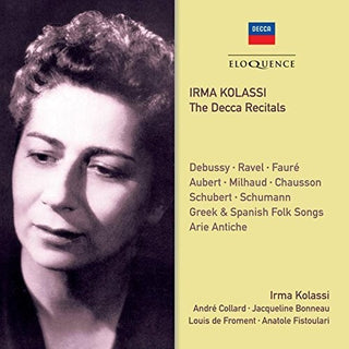 the album cover for Irma Kolassi - Irma Kolassi: Decca Recitals
