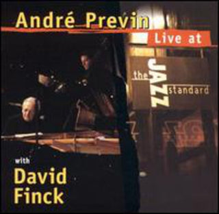 the album cover for Andre Previn - Live at the Jazz Standard