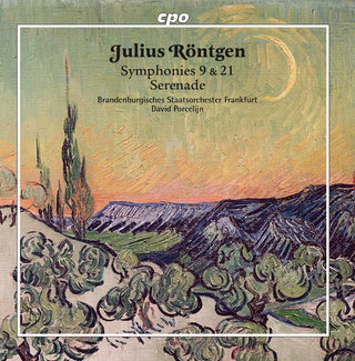 the album cover for Rontgen / Brandenburgisches Staatsorchester - Julius Rontgen: Symphonies Nos. 9 & 21