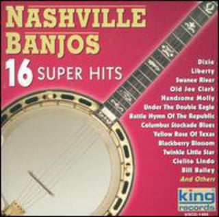 the album cover for Nashville Banjos - 16 Super Hits