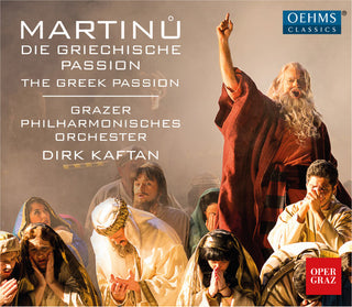 the album cover for Wilfried Zelinka - Bohuslav Martinu: The Greek Passion