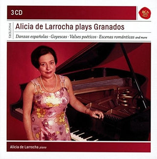 the album cover for Granados / Larrocha - Alicia de Larrocha plays Granados
