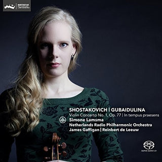 the album cover for Netherlands Radio Philharmonic Orchestra - Shostakovich: Violin Concerto No. 1, Op. 77 Gubaidulina: In tempus