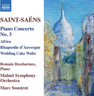 the album cover for Saint-Seans / Descharmes / Soustrot - Camille SaintSeans: Piano Concerto No. 3