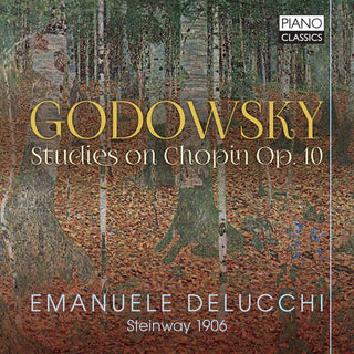 the album cover for Godowsky / Delucchi - Leopold Godowksy: Studies on Chopin, Op. 10