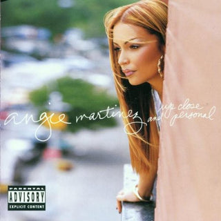 the album cover for Angie Martinez - Up Close and Personal