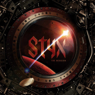 the album cover for Styx - The Mission