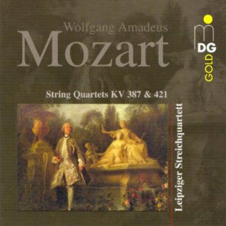 the album cover for W.A. Mozart - String Quartets 1 & 2