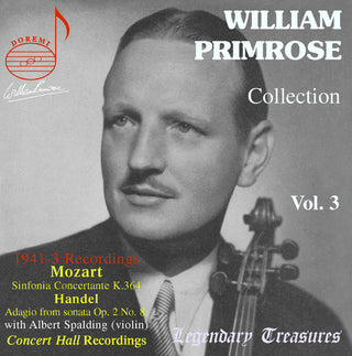 the album cover for WILLIAM PRIMROSE - Collection 3