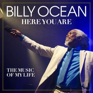 the album cover for Billy Ocean - Here You Are: The Music Of My Life