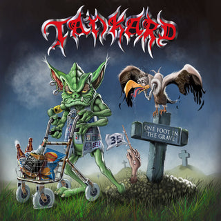 the album cover for Tankard - One Foot In The Grave