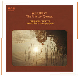 the album cover for Schubert / Guarneri Quartet - String Quartets No 1