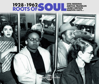the album cover for Redding; Franklin; Brown; Gaye - Roots Of Soul 1928-62