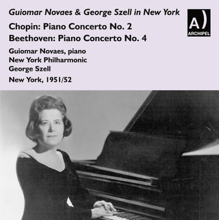 the album cover for Guiomar Novaes - Piano Concertos 2 & 4