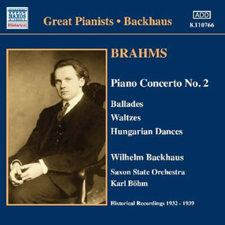 the album cover for WILHELM BACKHAUS - Pno Con 2