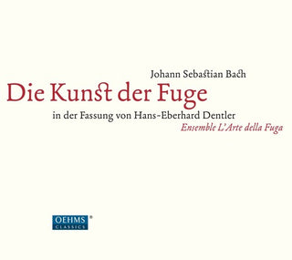 the album cover for J Bach S / Ensemble Larte Della Fuga - Bach: Die Kunst der Fuge