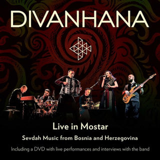 the album cover for Traditional / Konjovic / Petkovic / Divanhana - Divanhana Live in Mostar - Sevdah Music from Bosnia and Herzegovina