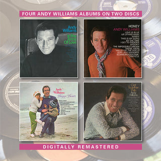 the album cover for Andy Williams - In The Arms Of Love / Honey / Get Together With Andy Williams