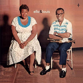 the album cover for Ella Fitzgerald & Louis Armstrong - Ella & Louis [Colored Vinyl] [180 Gram] (Wsv) (Spa)