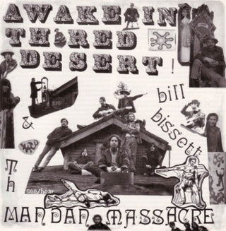 the album cover for Bissett/Mandan Massacre - Awake in the Red Desert