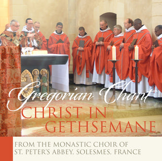 the album cover for Monastic Choir Solesmes - Christ in Gethsemane