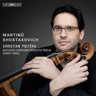 the album cover for Gilbert Varga - Shostakovich & Martinu: Cello Concertos