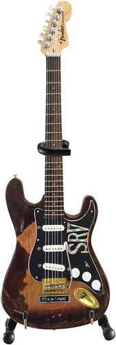 Axe Heaven Stevie Ray Vaughan Fender Stratocaster Distressed SRV Custom Mini Guitar Replica SRV-040