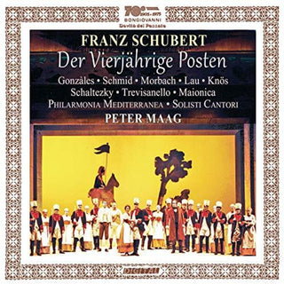 the album cover for Schubert / Gonzales / Maa - Vierjahrige Posten