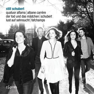 the album cover for Schubert / Quatuor Alfama / Carrere - Still Schubert