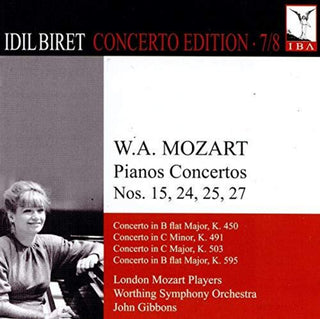 the album cover for Mozart / Biret / Gibbons - Piano Concertos