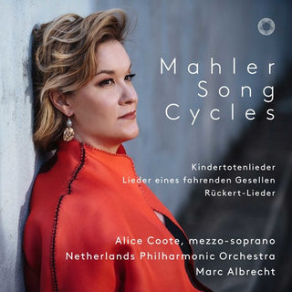the album cover for Coote - Mahler Song Cycles