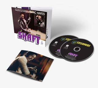the album cover for Isaac Hayes - Shaft [Soundtrack Deluxe 2CD]