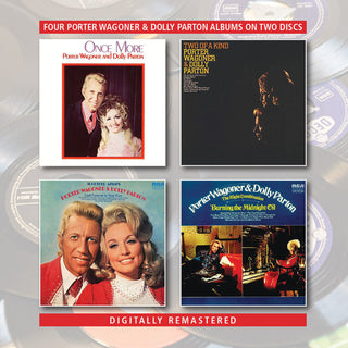 the album cover for Porter Wagoner / Parton,Dolly - Once More / Two Of A Kind / Together Always / Right Combination Burning The Midnight Oil