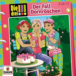 the album cover for Die Drei - 061/Der Fall Dornroschen