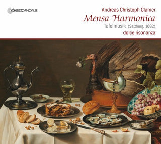 the album cover for Clamer / Risonanza - Mensa Harmonica - Tafelmusik