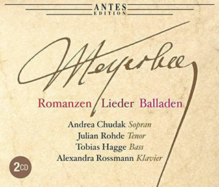the album cover for Meyerbeer / Chudak / Rossmann - Romanzen & Lieder & Balladen