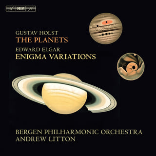 the album cover for Elgar / Bergen Philharmonic Orchestra / Litton - Planets / Enigma Variations