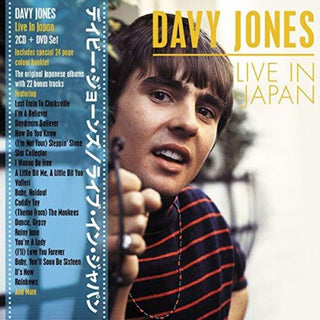 the album cover for Davy Jones - Live In Japan (Includes DVD, NTSC Reg 0)