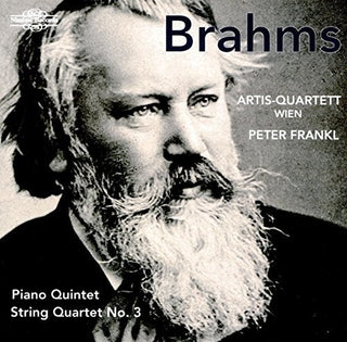 the album cover for J Bach S / Brahms / Frankl - Brahms: Pia Quintet & String Quartet 3
