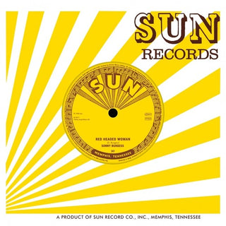 the album cover for Sonny Burgess - Red Headed Woman