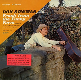 the album cover for Don Bowman - Fresh From the Funny Farm