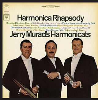 the album cover for Jerry Murads Harmonicats - Harmonica Rhapsody