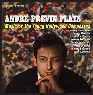 the album cover for Andre Previn - Andre Previn Plays Music of the Young Hollywood Composers