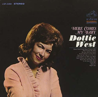 the album cover for Dottie West - Here Comes My Baby