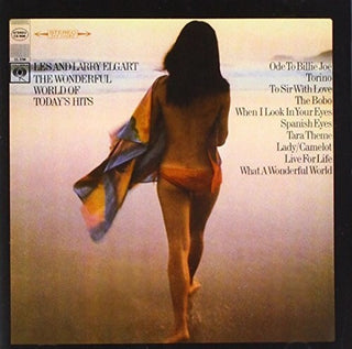 the album cover for Larry Elgart & Les - The Wonderful World of Today's Hits