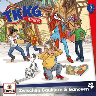 the album cover for TKKG Junior - 007/Zwischen Gauklern Und Ganoven