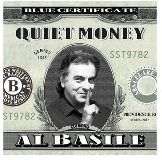the album cover for Al Basile - Quiet Money