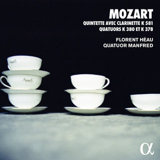 the album cover for Mozart / Heau / Quatuor Manfred - Quintette Avec Clarinette