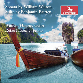 the album cover for Britten / Huang / Koenig - Sonata / Suite
